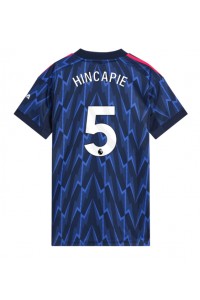 Arsenal Piero Hincapie #5 Voetbaltruitje Uit tenue Dames 2025-26 Korte Mouw